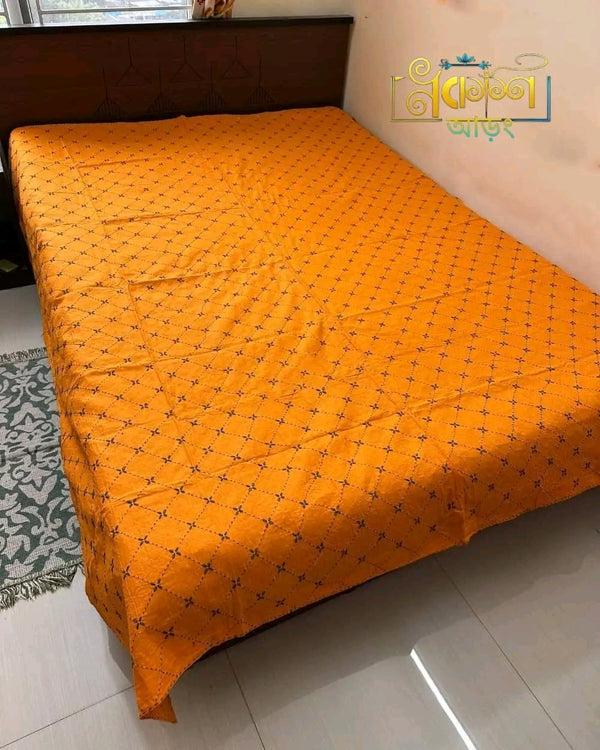 বাসন্তি কালার মাগুরা কাঁথা